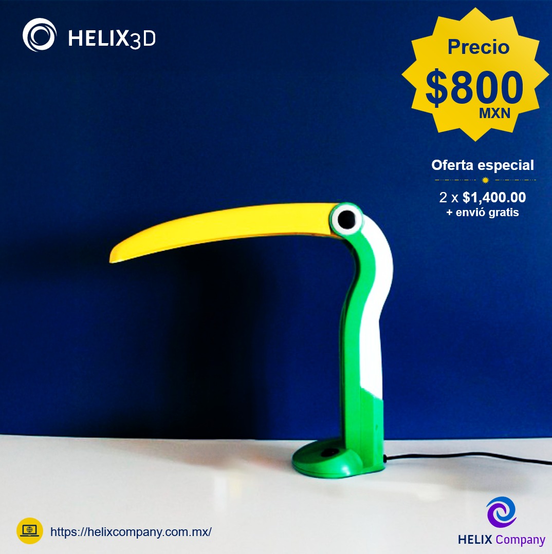 Tucán LED – Lámpara de Escritorio Creativa - Image 2